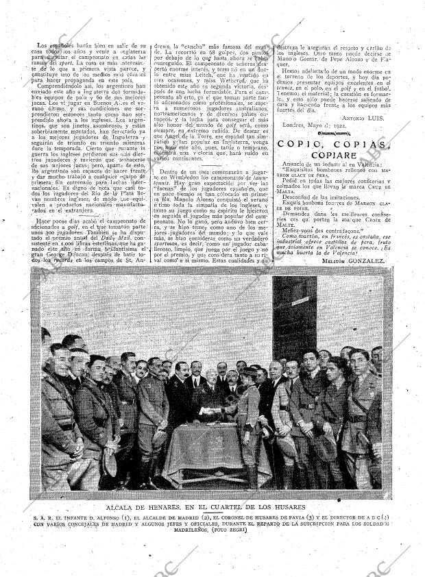 ABC MADRID 13-06-1922 página 5