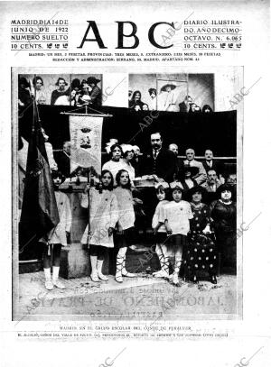 ABC MADRID 14-06-1922 página 1