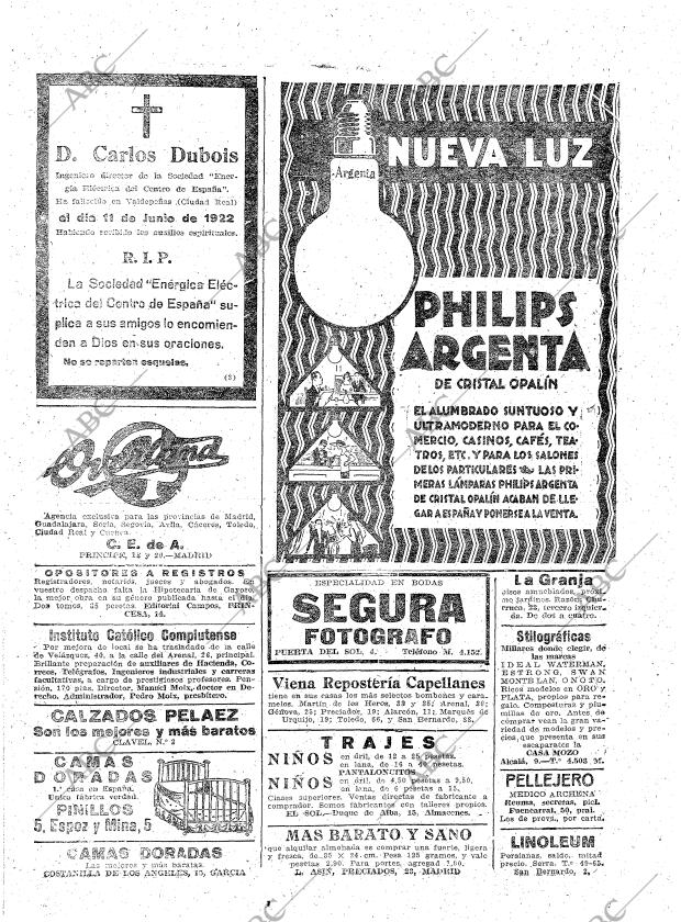 ABC MADRID 14-06-1922 página 23