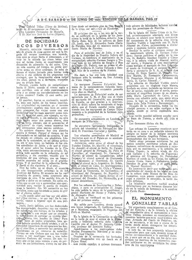 ABC MADRID 17-06-1922 página 17