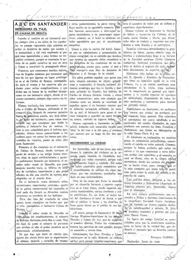 ABC MADRID 22-06-1922 página 16