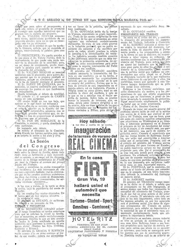 ABC MADRID 24-06-1922 página 12