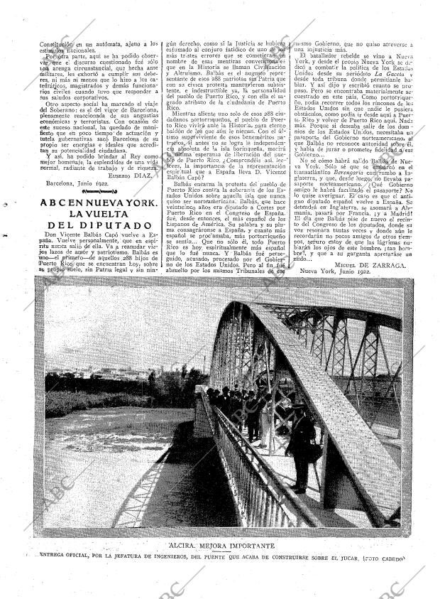 ABC MADRID 24-06-1922 página 5