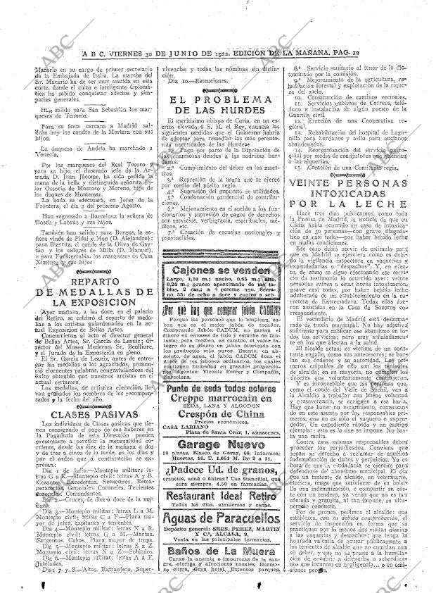 ABC MADRID 30-06-1922 página 12