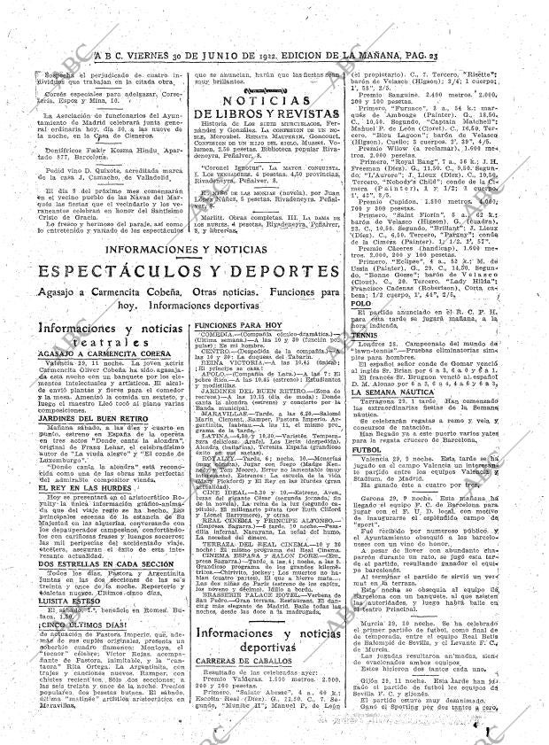 ABC MADRID 30-06-1922 página 23