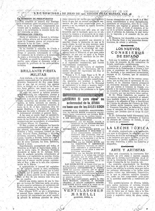 ABC MADRID 02-07-1922 página 26