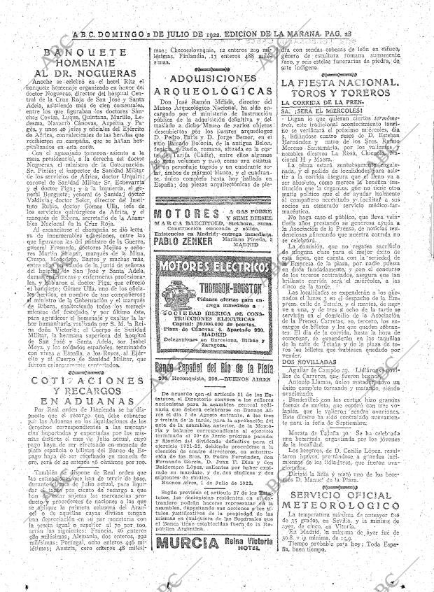 ABC MADRID 02-07-1922 página 28
