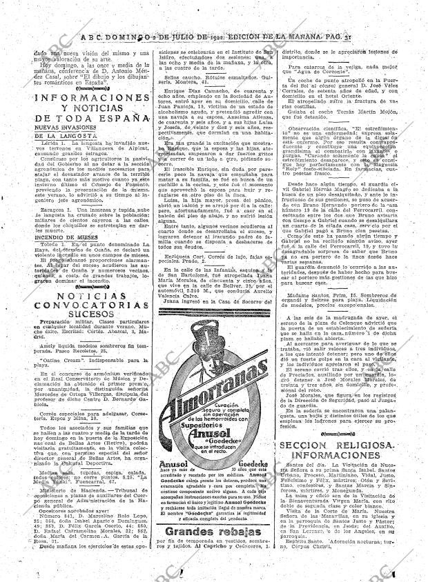 ABC MADRID 02-07-1922 página 31