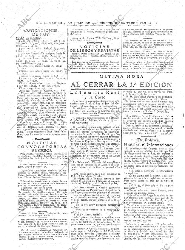 ABC MADRID 04-07-1922 página 18