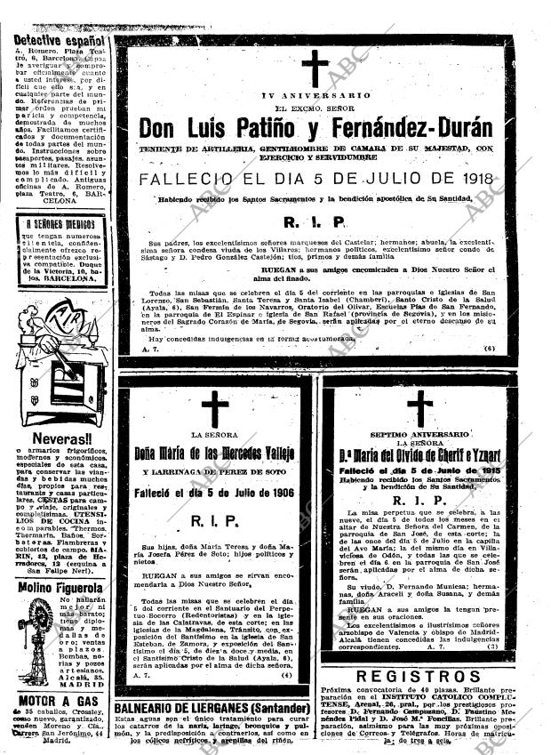 ABC MADRID 04-07-1922 página 29