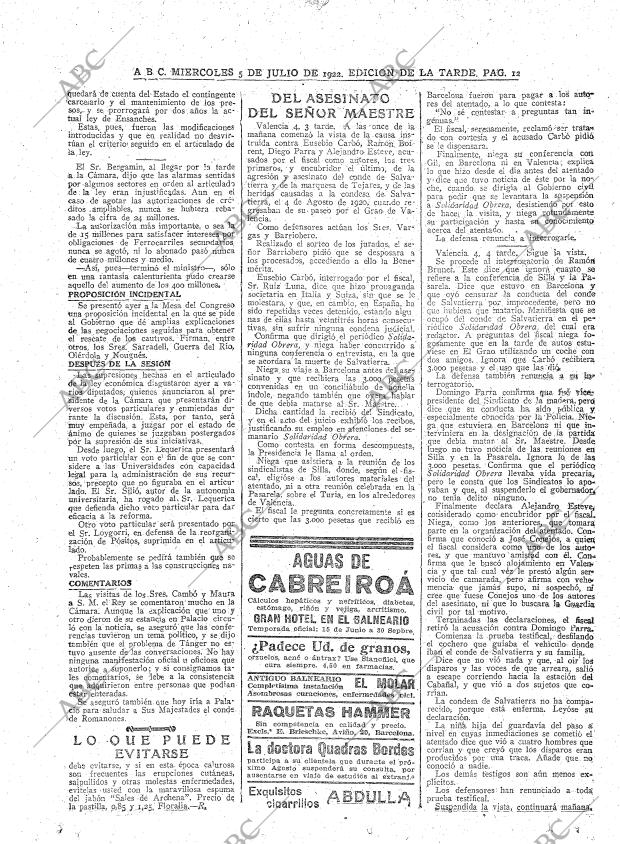 ABC MADRID 05-07-1922 página 12