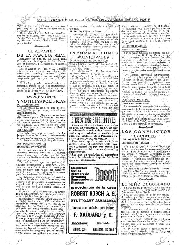 ABC MADRID 13-07-1922 página 16