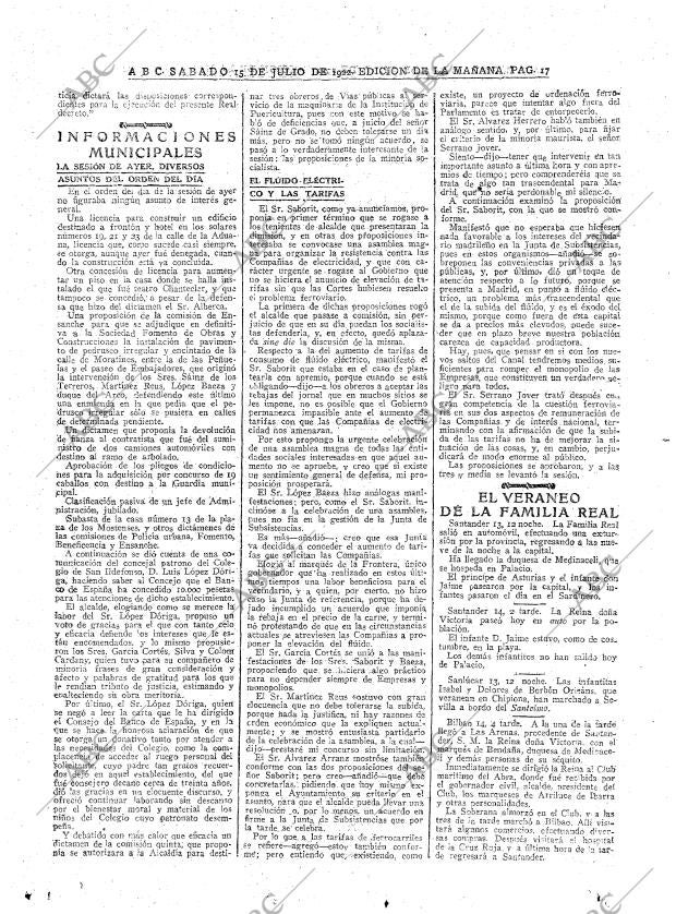 ABC MADRID 15-07-1922 página 17