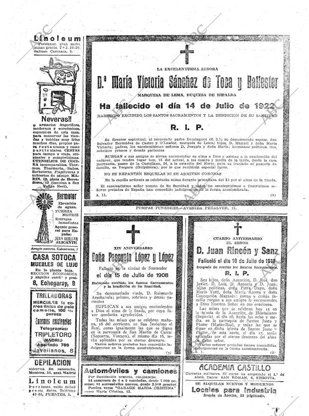 ABC MADRID 15-07-1922 página 29