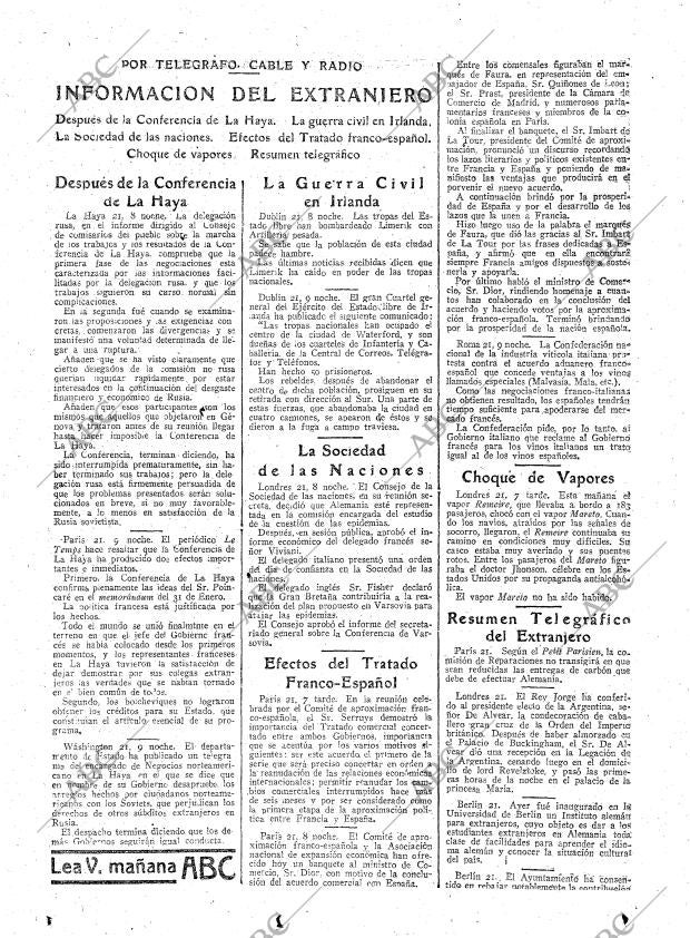 ABC MADRID 22-07-1922 página 17