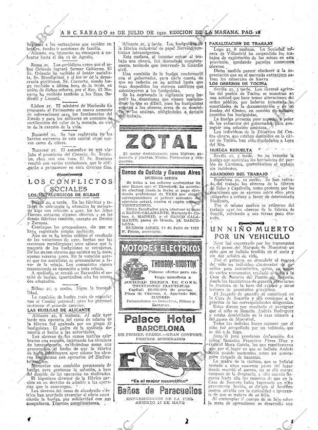 ABC MADRID 22-07-1922 página 18