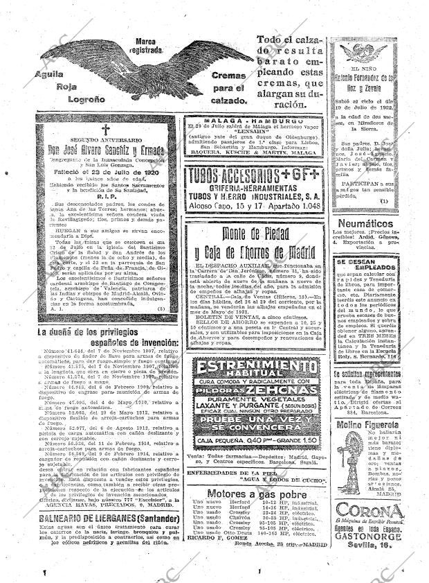 ABC MADRID 22-07-1922 página 24