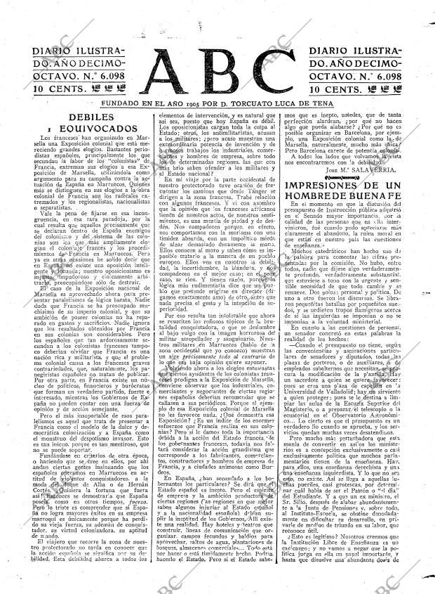 ABC MADRID 22-07-1922 página 3