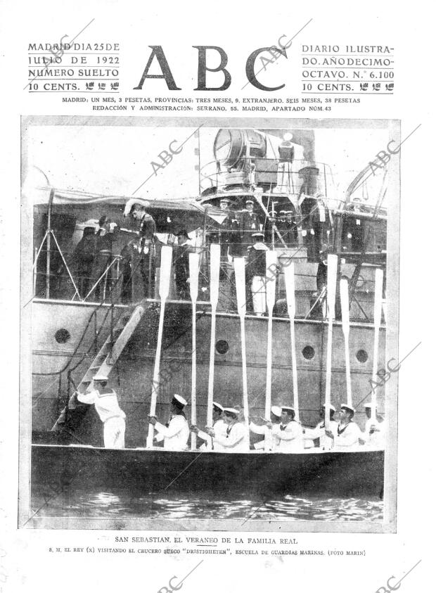 ABC MADRID 25-07-1922 página 1