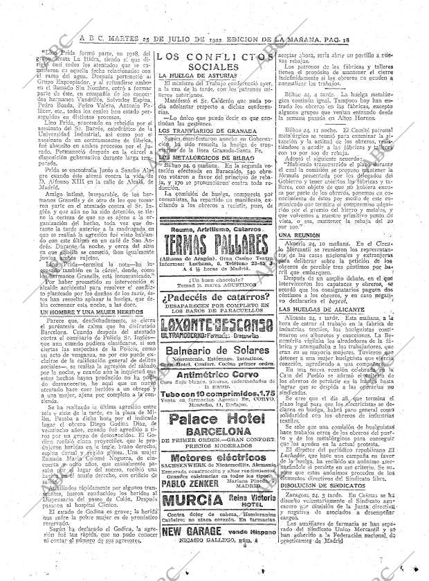 ABC MADRID 25-07-1922 página 18
