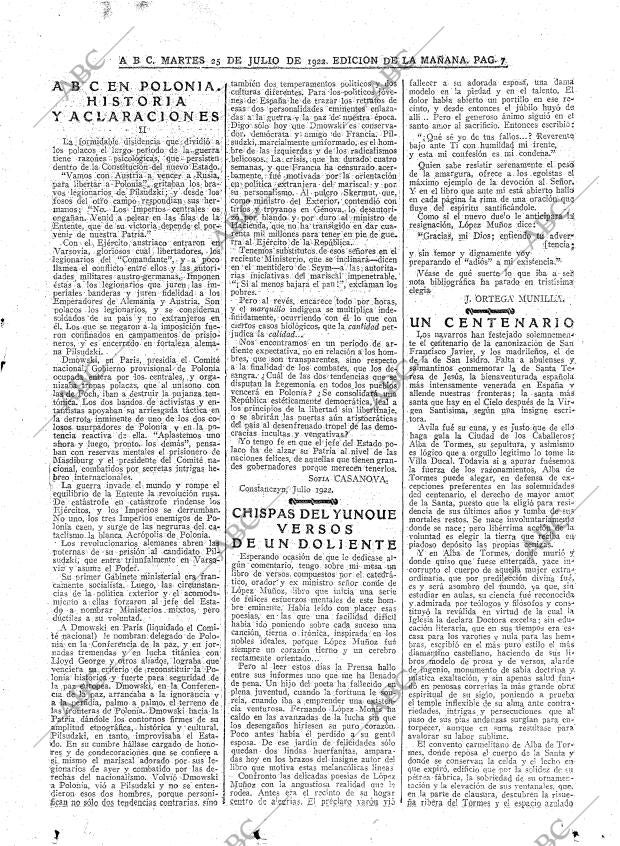 ABC MADRID 25-07-1922 página 7