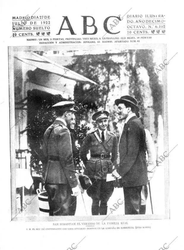 ABC MADRID 27-07-1922 página 1