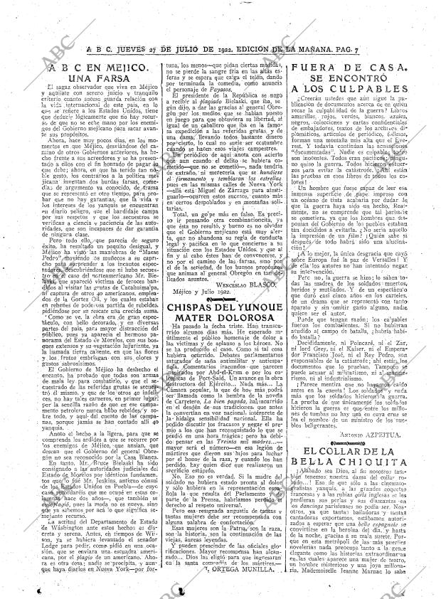 ABC MADRID 27-07-1922 página 7