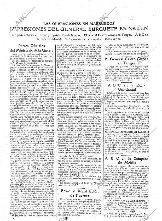 ABC MADRID 27-07-1922 página 9