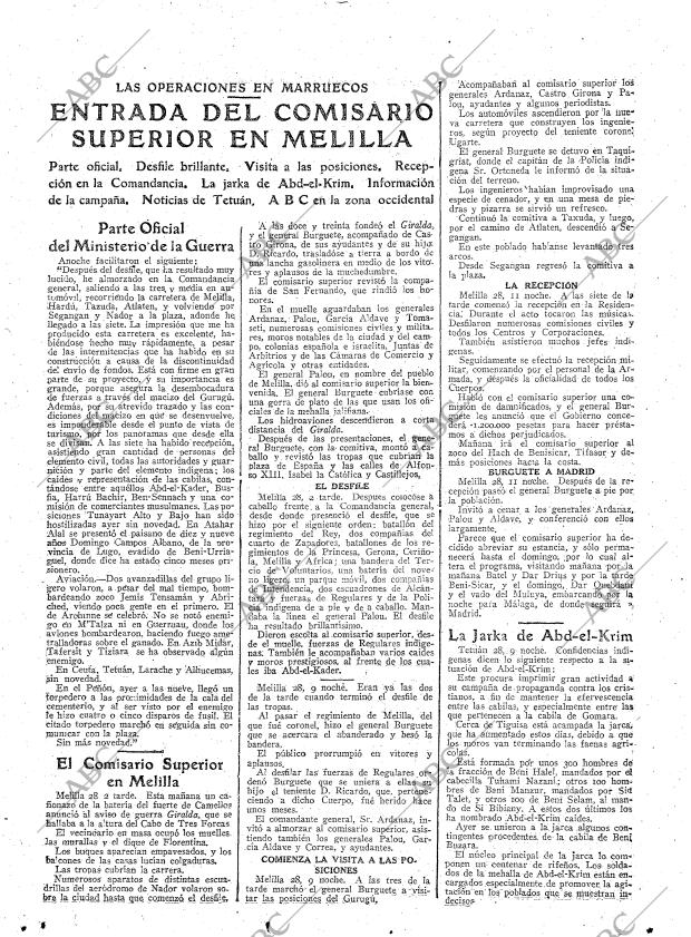 ABC MADRID 29-07-1922 página 13