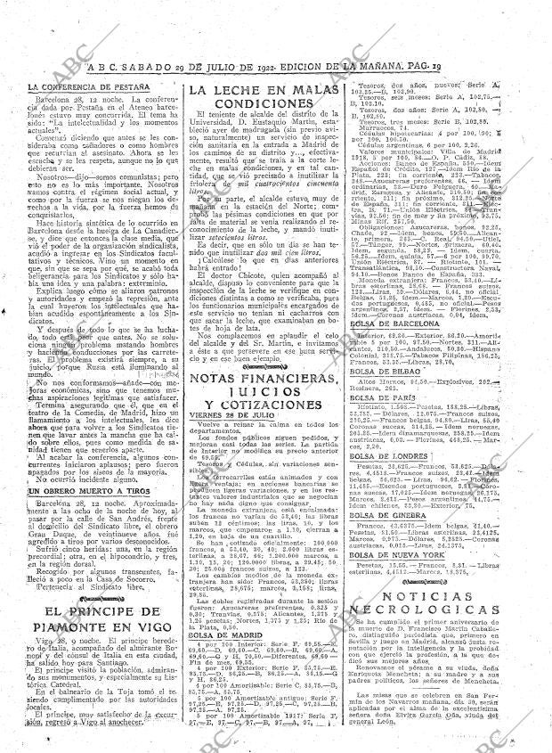 ABC MADRID 29-07-1922 página 19