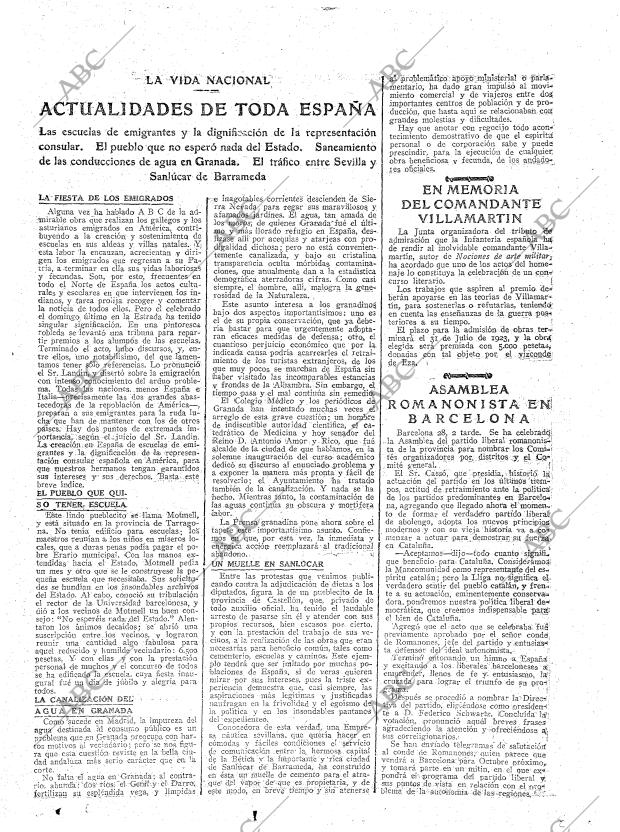 ABC MADRID 29-07-1922 página 9