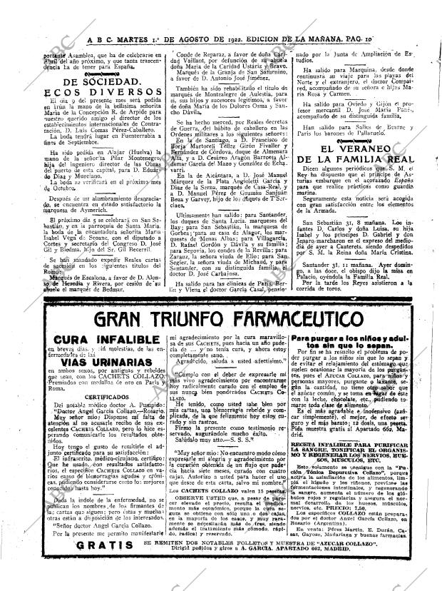 ABC MADRID 01-08-1922 página 10