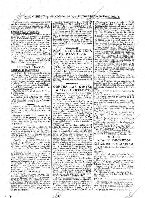 ABC MADRID 03-08-1922 página 9