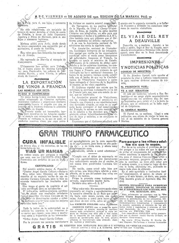 ABC MADRID 11-08-1922 página 10