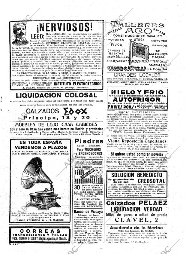 ABC MADRID 11-08-1922 página 23