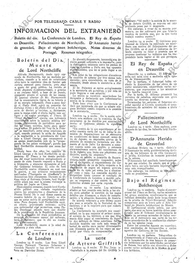 ABC MADRID 15-08-1922 página 17