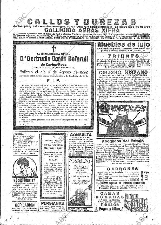 ABC MADRID 16-08-1922 página 25