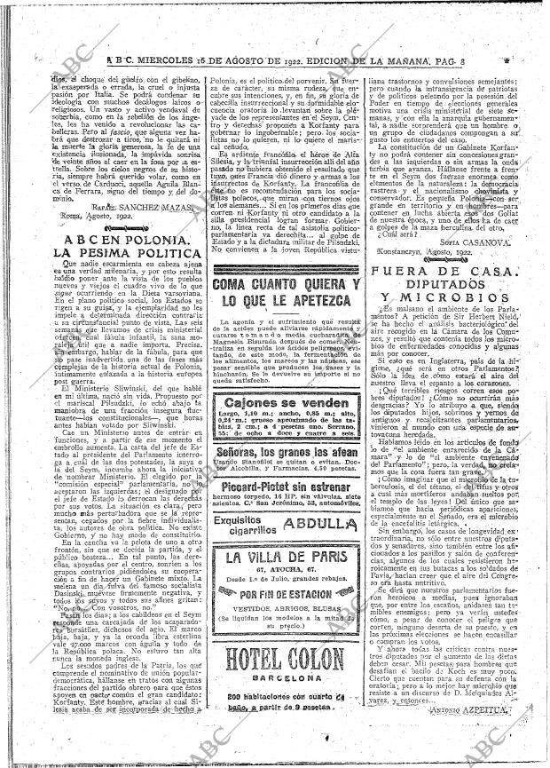 ABC MADRID 16-08-1922 página 8