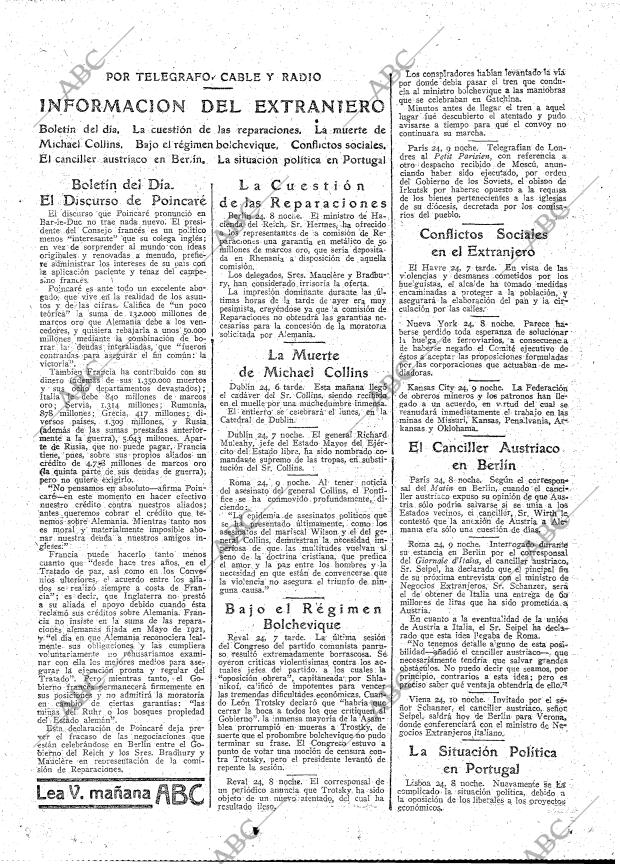 ABC MADRID 25-08-1922 página 17