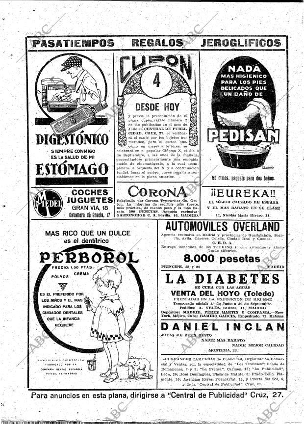 ABC MADRID 25-08-1922 página 2