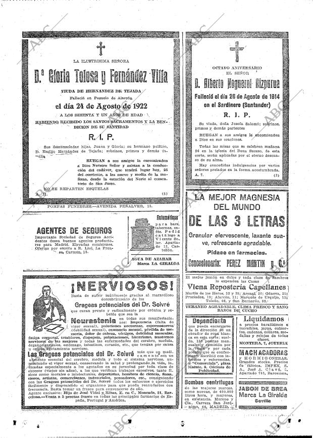 ABC MADRID 25-08-1922 página 21