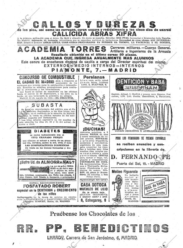 ABC MADRID 29-08-1922 página 30