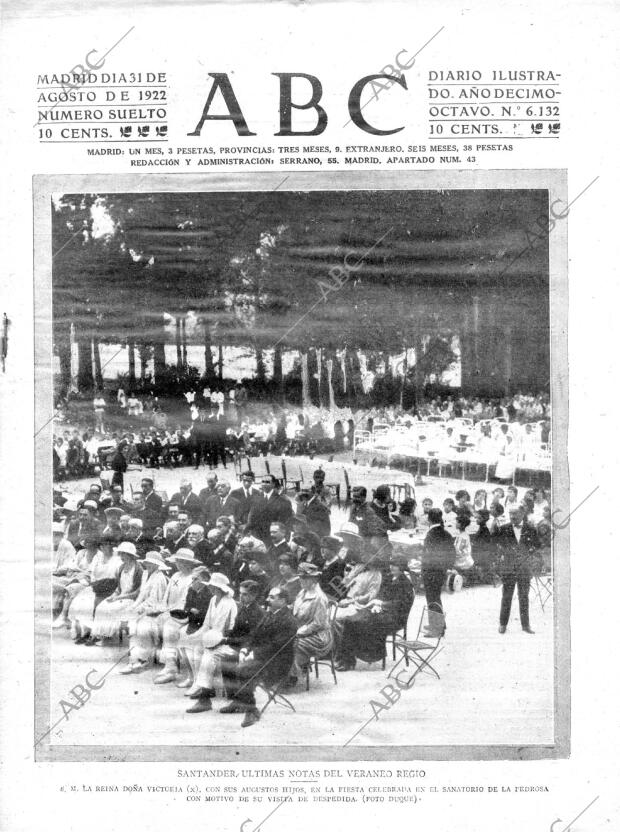 ABC MADRID 31-08-1922 página 1