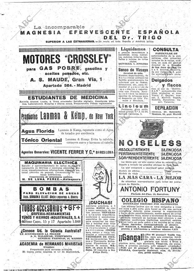 ABC MADRID 31-08-1922 página 2