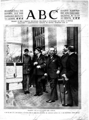 ABC MADRID 01-09-1922 página 1