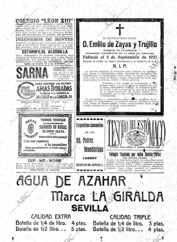 ABC MADRID 06-09-1922 página 22