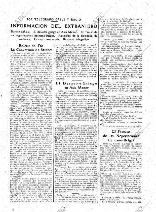 ABC MADRID 14-09-1922 página 13