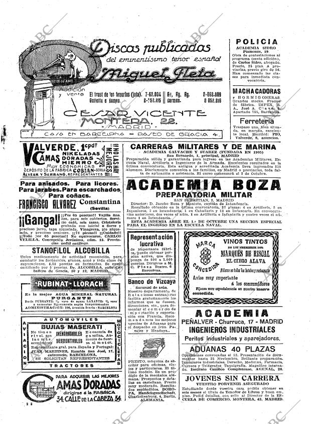 ABC MADRID 20-09-1922 página 23