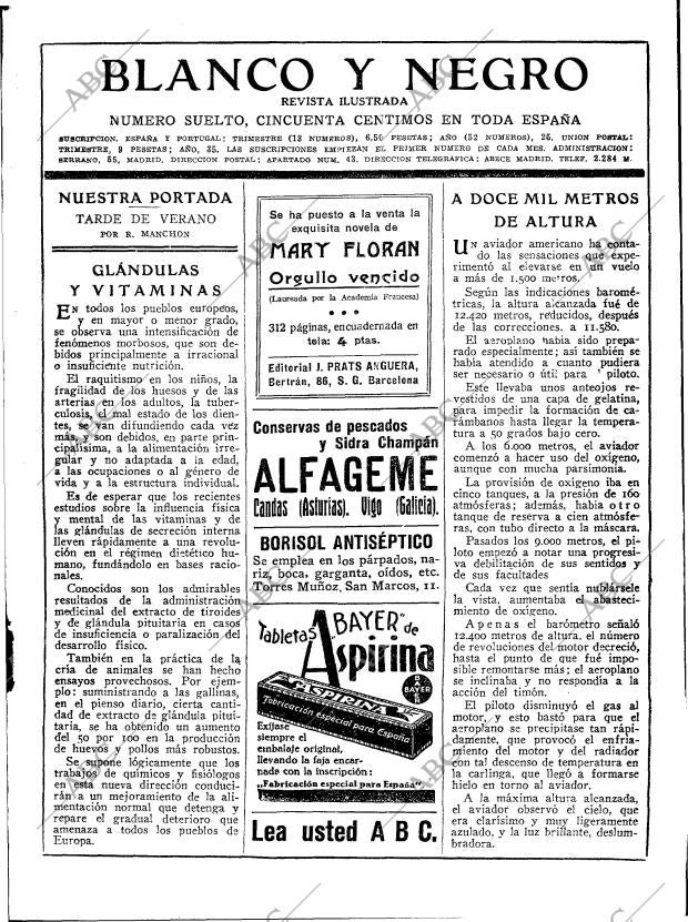BLANCO Y NEGRO MADRID 24-09-1922 página 3