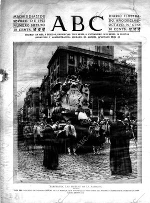 ABC MADRID 27-09-1922 página 1